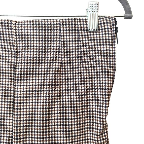 ZARA Plaid Skinny High Waist Ankle Leggings Sz Small - Picture 4 of 5